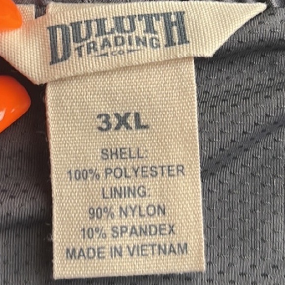 DULUTH TRADING light weight elastic waist nylon/spandex lined Shorts Green 3XL - Picture 7 of 7